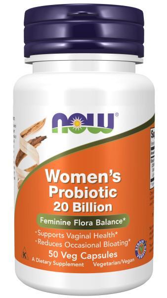 Now Foods - Probióticos para Mujer 20 Billones - 50 Cápsulas