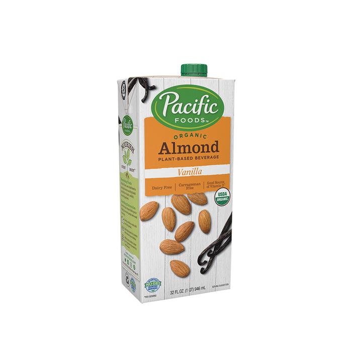 Pacific Foods - Bebida de Almendra Orgánica Sabor Vainilla 240 ml