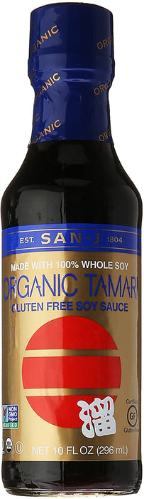 San-J - Salsa de Soya Tamari Orgánica y Sin Gluten 296ml