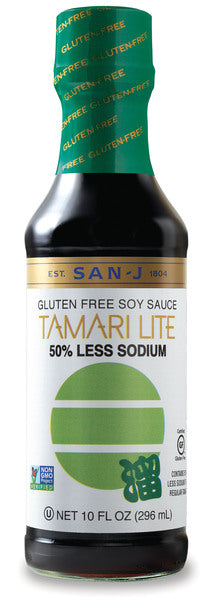 San-J - Salsa de Soya Tamari Libre de Gluten - Baja en CalorÍas 296ml
