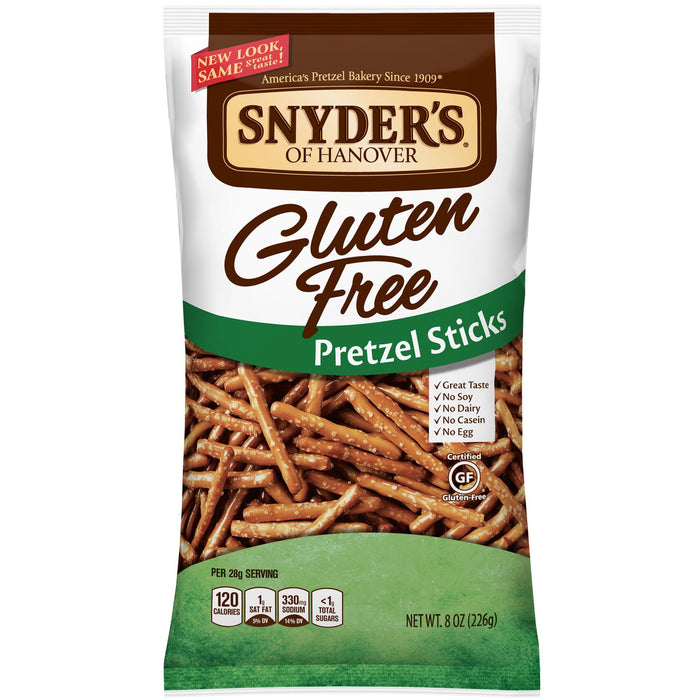 Snyder's - Botana tipo Pretzel en forma de Palo Libre de Gluten 226g