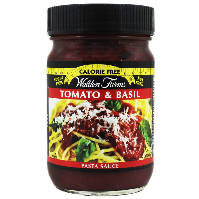 Walden Farms - Salsa para Pasta Tomate y Albahaca Sin Calorías 340g