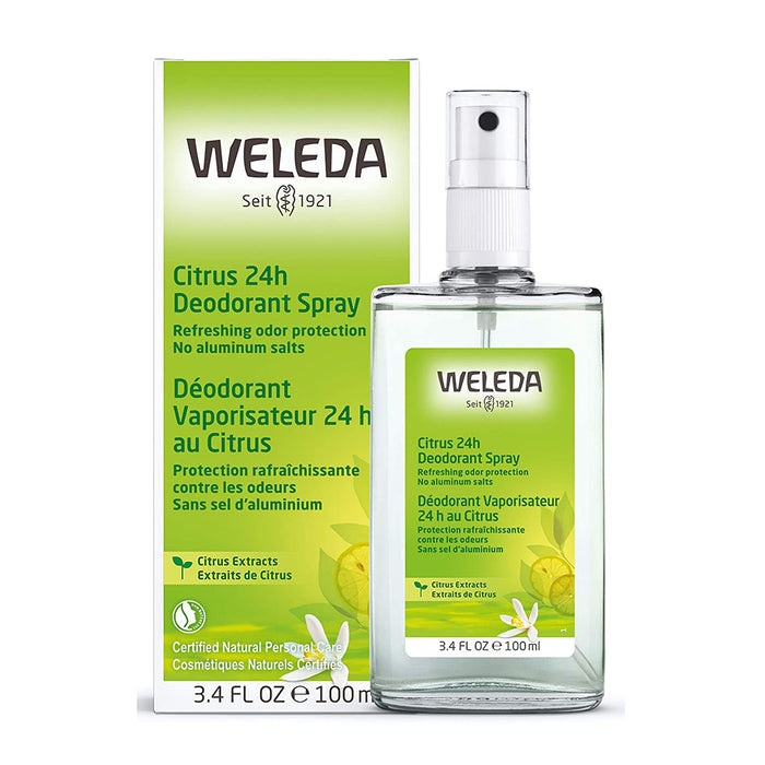 Weleda - Desodorante en Spray 24H con Extracto Cítrico 100ml