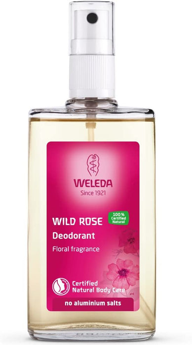 Weleda - Desodorante en Spray 24H con Extracto de Rosa Mosqueta 100ml